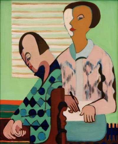 Paret. Selvportrett med Erna av Ernst Ludwig Kirchner