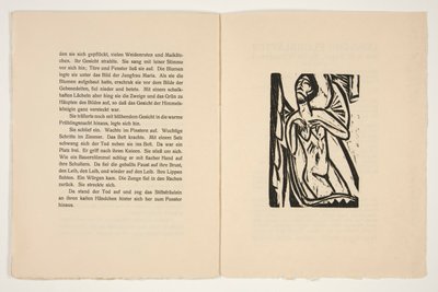 Kanoninnen og døden. Illustrasjoner til en roman av Alfred Doeblin av Ernst Ludwig Kirchner