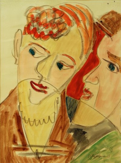 The Hembusse (elskere H.) av Ernst Ludwig Kirchner