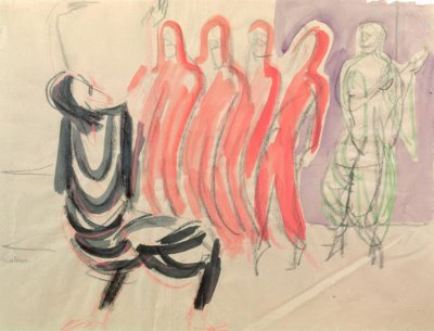 Mary Wigmans danseskole av Ernst Ludwig Kirchner