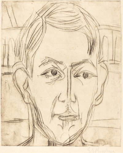Dr. Hans Bütow av Ernst Ludwig Kirchner