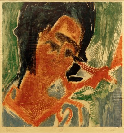E.L. Kirchner, ung jente av Ernst Ludwig Kirchner