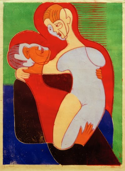 E.L. Kirchner, elskere (The Hembusse) av Ernst Ludwig Kirchner