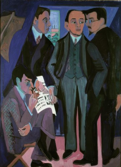 Et kunstnermiljø av Ernst Ludwig Kirchner