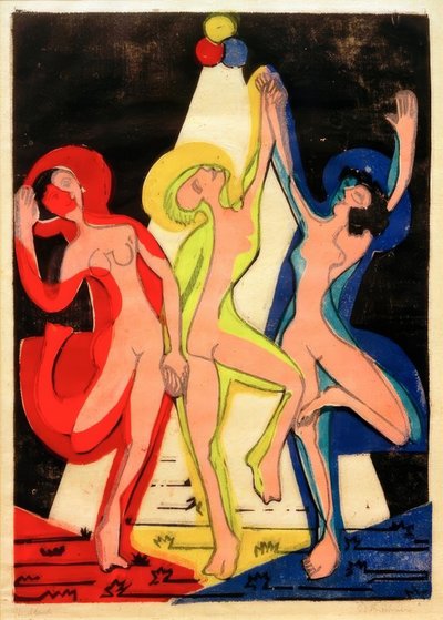 Fargedans av Ernst Ludwig Kirchner