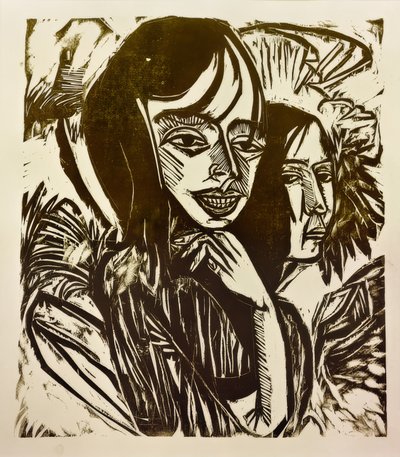Femern jenter av Ernst Ludwig Kirchner