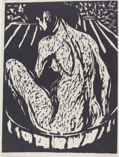 Naken kvinne av Ernst Ludwig Kirchner