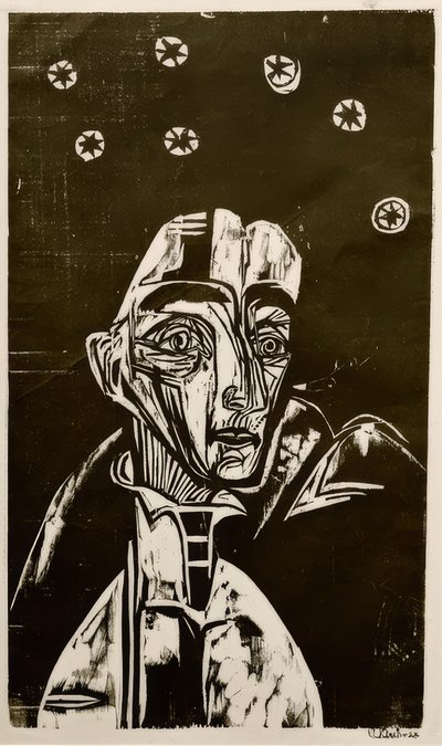 Kvinne om natten av Ernst Ludwig Kirchner