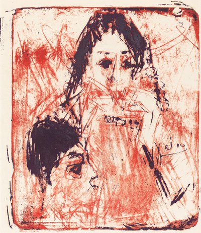Munnspillspiller av Ernst Ludwig Kirchner