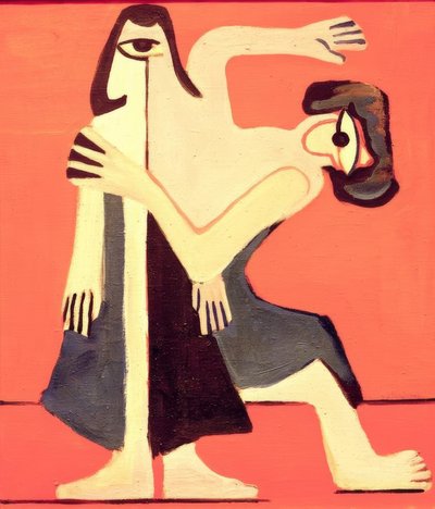 Maskedans av Ernst Ludwig Kirchner