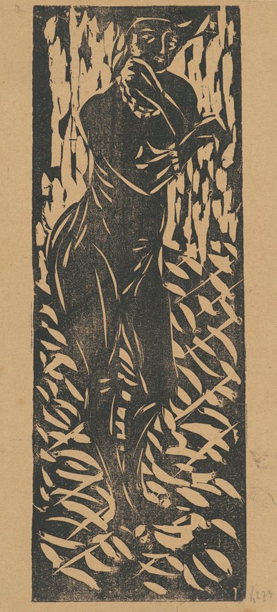 Naken med smykker av Ernst Ludwig Kirchner