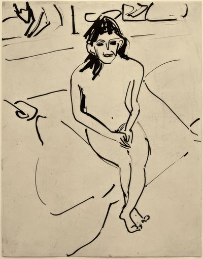 Uten tittel (Marcella) av Ernst Ludwig Kirchner