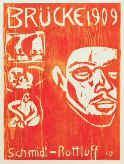 Portrett Schmidt-Rottluff av Ernst Ludwig Kirchner