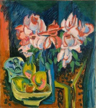 Rosen. 1918 av Ernst Ludwig Kirchner