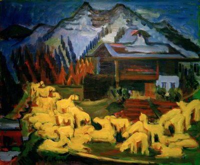 Saueflokk av Ernst Ludwig Kirchner