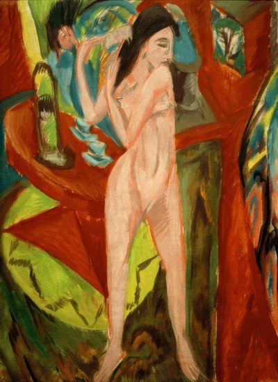 kjemme handling av Ernst Ludwig Kirchner