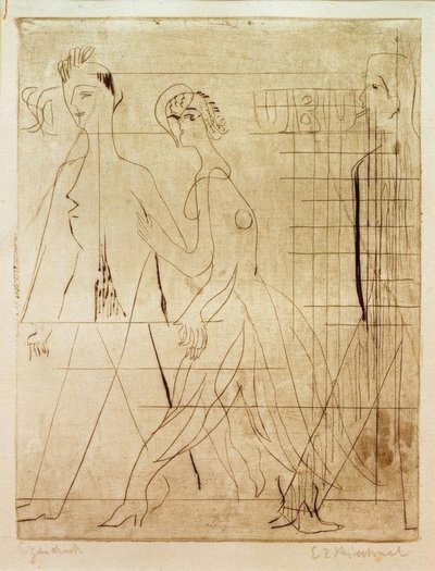 Gatebilde av Ernst Ludwig Kirchner