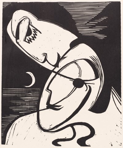 Kysset av Ernst Ludwig Kirchner