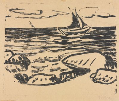 Havet nær Staberhuk av Ernst Ludwig Kirchner