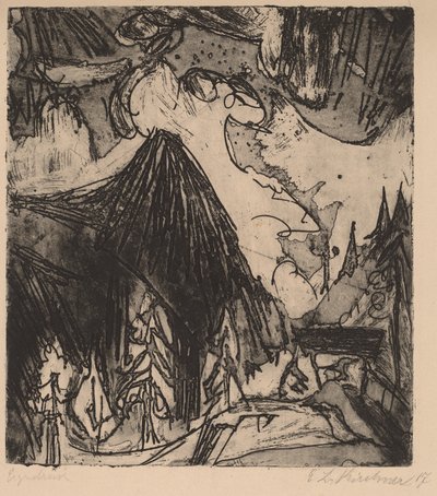 Seehornet av Ernst Ludwig Kirchner