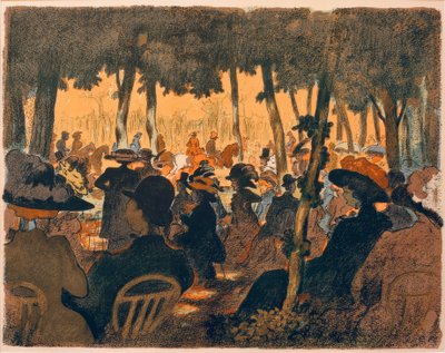Folk i parken av Ernst Matthes