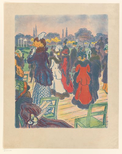 Publikum på en racerbane av Ernst Matthes
