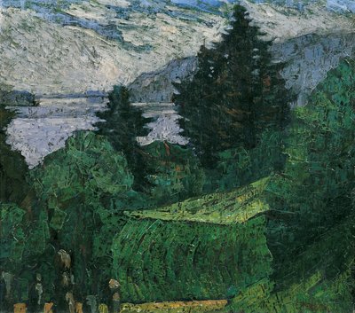 Utsikt over innsjøen av Ernst Riederer