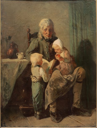 Bestefar og barnebarn av Ernst Schalck
