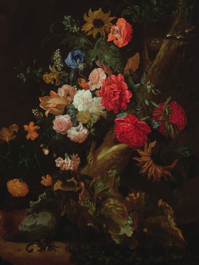 Stilleben med blomster av Ernst Stuven
