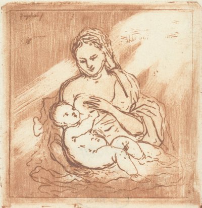 Maria ammer Kristus av Ernst Willem Jan Bagelaar