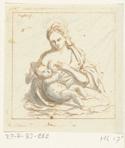 Maria ammer Kristus av Ernst Willem Jan Bagelaar