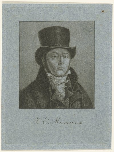 Portrett av Jacob Ernst Marcus av Ernst Willem Jan Bagelaar