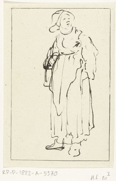 stående bondekone av Ernst Willem Jan Bagelaar