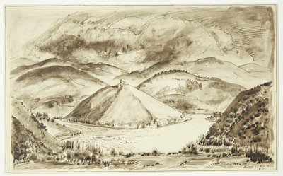 italiensk landskap av Ernst Zeuthen