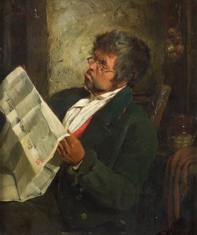 Leser nyhetene av Erskine Nicol