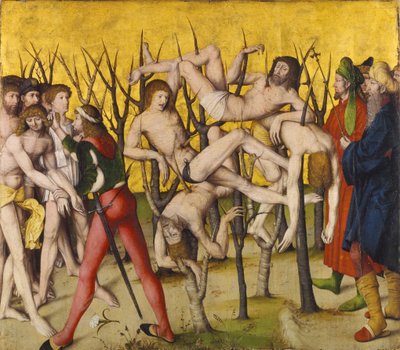 De 10 000 riddernes martyrium av Erster Zürcher Nelkenmeister