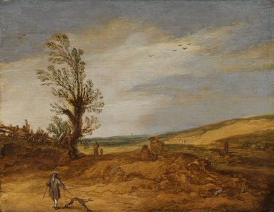 Utsikt i sanddynene av Esaias van de Velde
