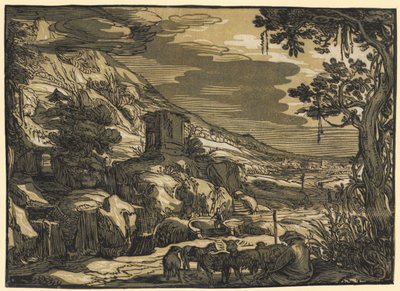 Arkadisk landskap av Esaias van de Velde