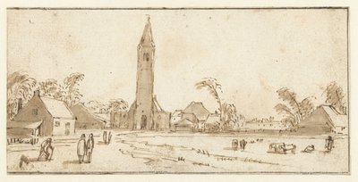 Utsikt over Spaarnwoude av Esaias van de Velde