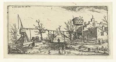 Landskap med bryggeri Landskap (serietittel) av Esaias van de Velde