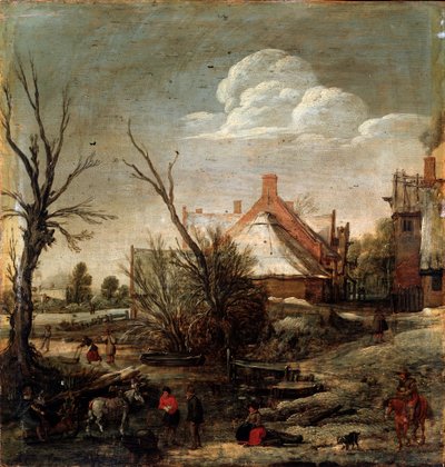 Vinter, 1600-tallet av Esaias van de Velde