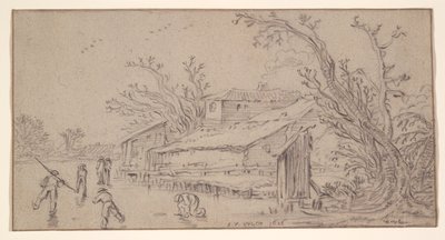 Vinterlandskap av Esaias van de Velde