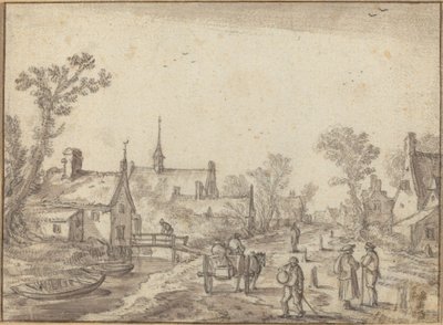 Landsbygata av Esaias van de Velde I