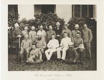 Tsarevich Nicholas Alexandrovich fra Russland på besøk i India, 1891 av Esper Esperovich Ukhtomsky
