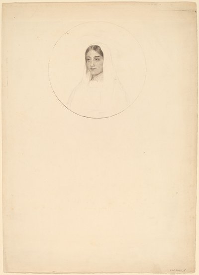 Ung kvinnes hode av Esther Frances Alexander