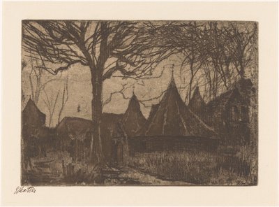 Wallen van Rothenburg (original tittel på objekt) av Etha Fles (signed by artist)