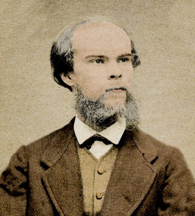 Portrett av Paul Verlaine (1844-1896) etter Carjat 1870 av Etienne (after) Carjat
