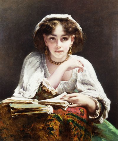 Kjærlighetsbrevene, av Etienne Adolphe Piot
