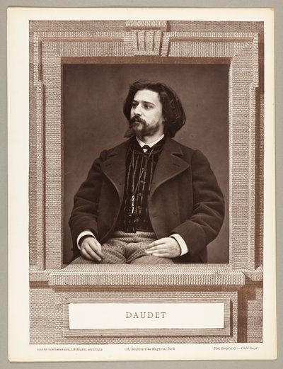 Alphonse Daudet (fransk forfatter, 1849-1897) av Etienne Carjat