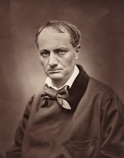 Charles Baudelaire fransk poet, kritiker og forfatter, 1821-1867, ca. 1863. av Etienne Carjat